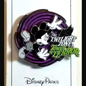 Disney Parks Mickey Tower of Terror Spinning Pin
